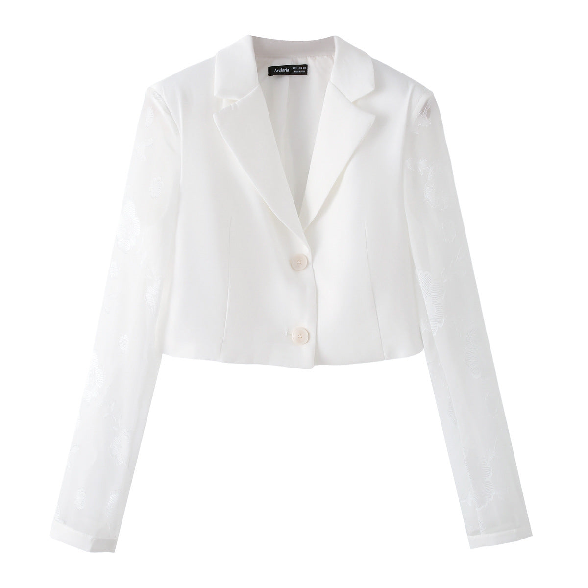 Women's European and American style lapel long sleeved suit jacket