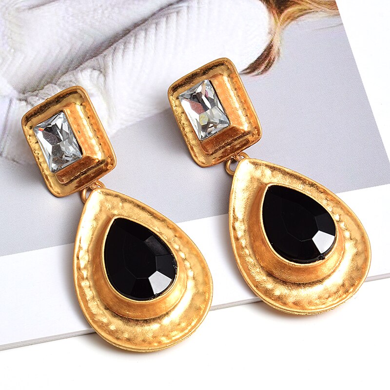 Fashion Earrings Metal Heart Shaped Diamond Jewelry