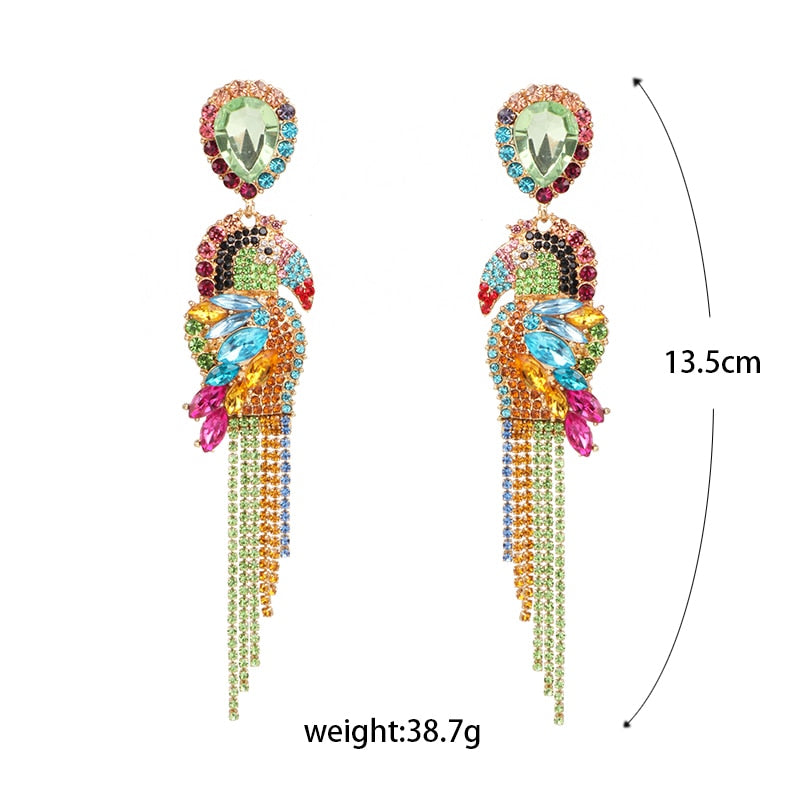 New Creative Simple Diamond Stud Earrings Boutique Elegant Women's Jewelry