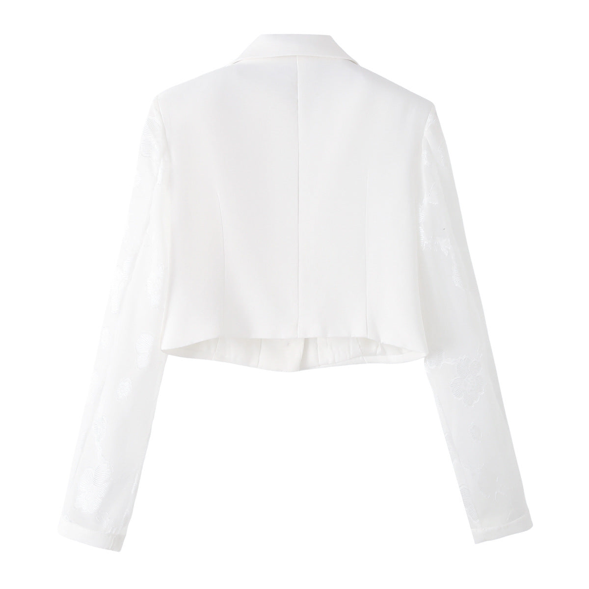 Women's European and American style lapel long sleeved suit jacket
