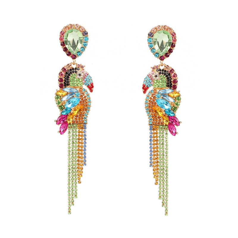 New Creative Simple Diamond Stud Earrings Boutique Elegant Women's Jewelry