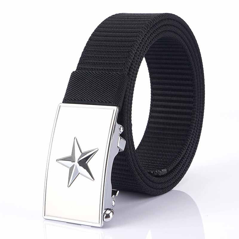 Inner Nylon Belt Toothless Automatic Buckle Outdoor Tooling Tactical Male Land Fire Belt