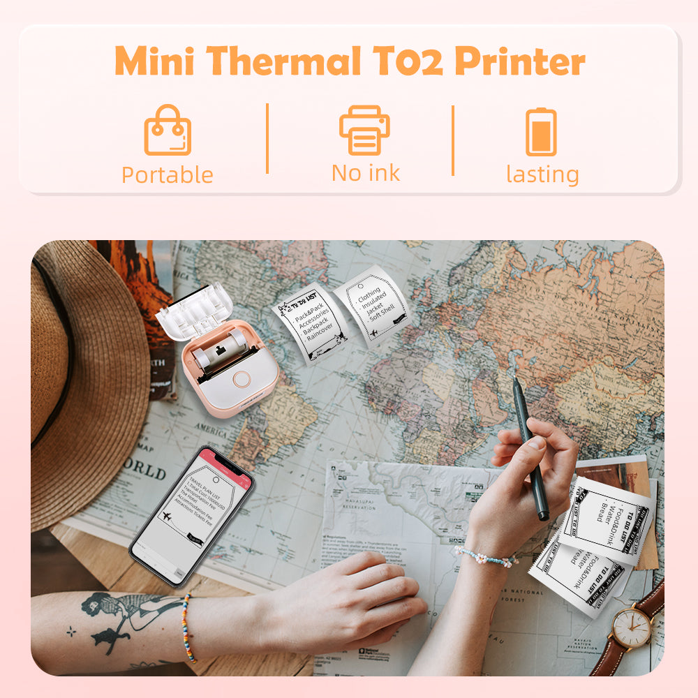 Portable Mini Thermal Printer