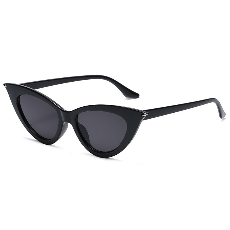 New Fashion Small Frame Cat Eye Sunglasses Female Net Red Street Shooting Cross-Border Sunglasses Ins Style Sunglasses