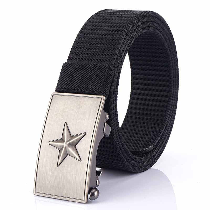 Inner Nylon Belt Toothless Automatic Buckle Outdoor Tooling Tactical Male Land Fire Belt