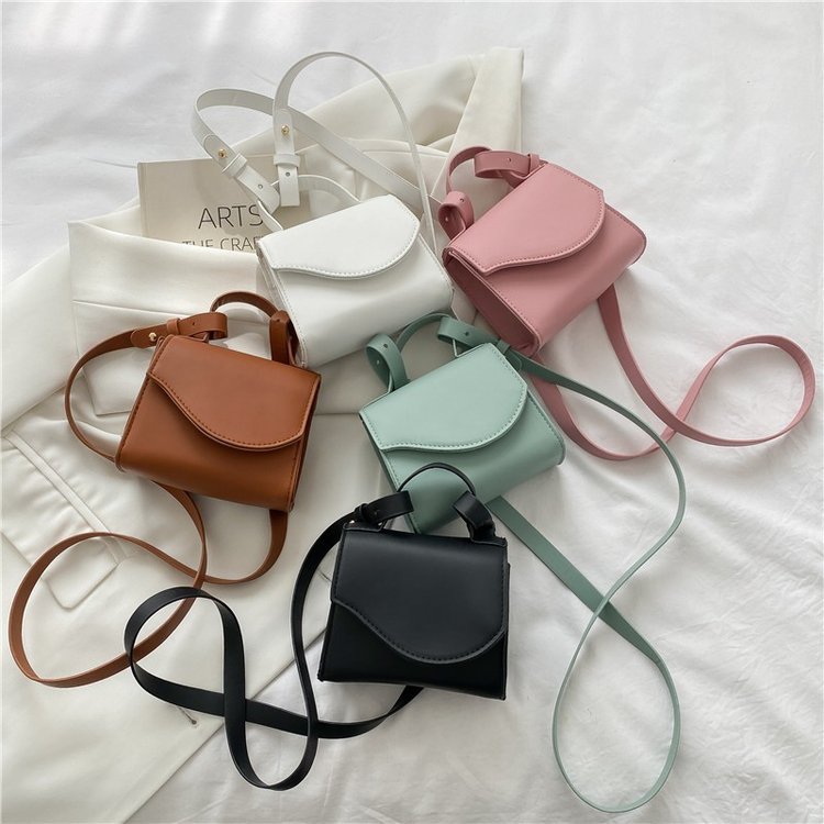 Korean Mini Portable Small Bag Women's New Trendy Messenger Bag Summer Simple Ins Foreign Style Portable Small Square Bag