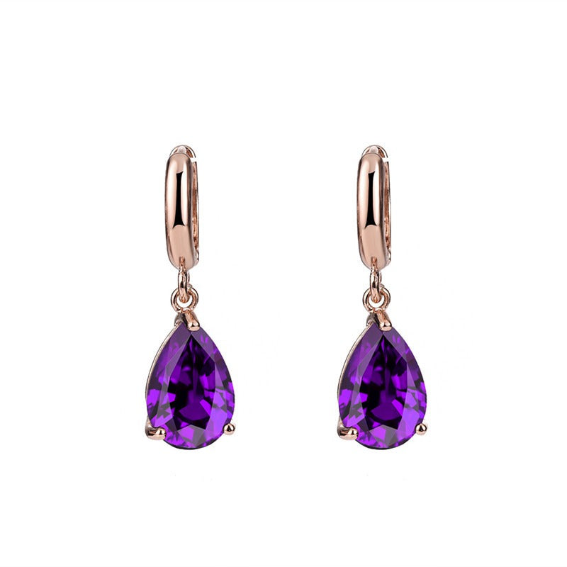 New European and American Fashion Water Drop shaped Earrings and Jewelry