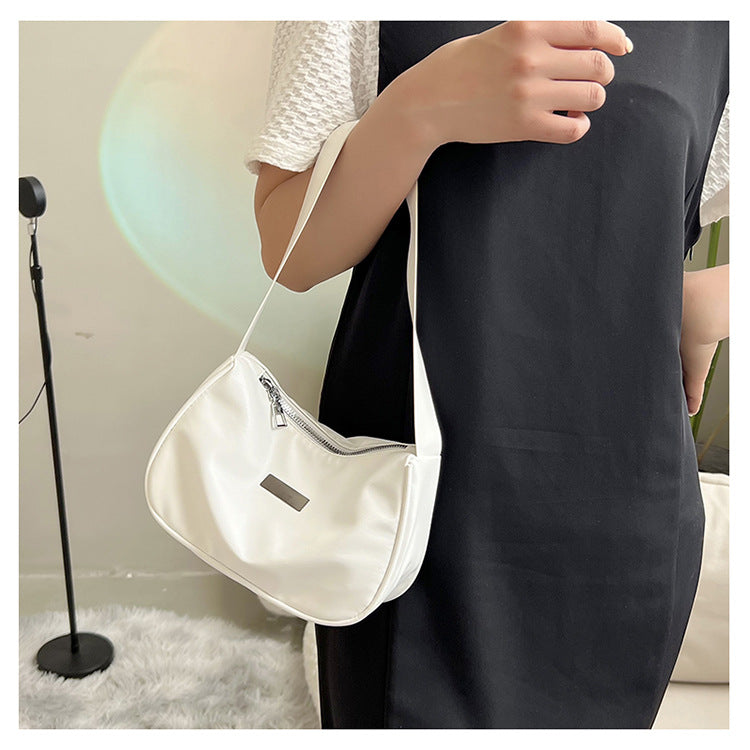 Niche All-Match Bag Women's Spring And Summer New Soft Leather Texture Handbag High End Solid Color Single Shoulder Underarm Bag