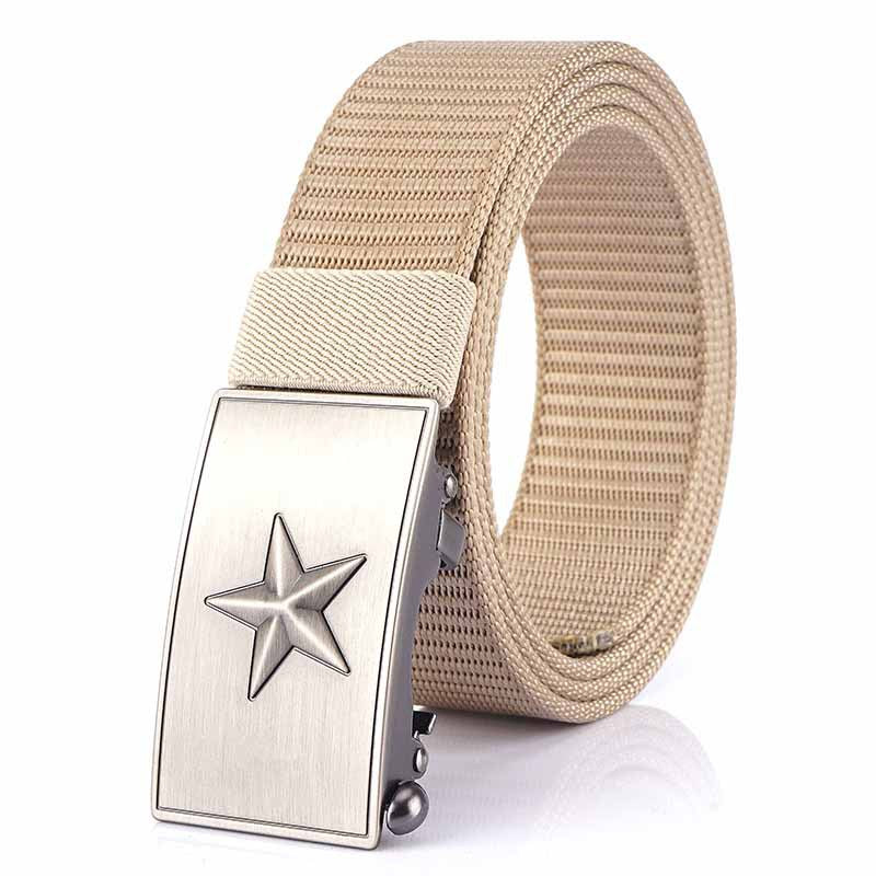 Inner Nylon Belt Toothless Automatic Buckle Outdoor Tooling Tactical Male Land Fire Belt