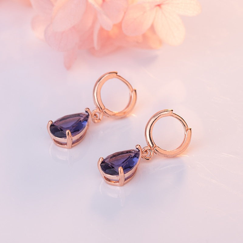 New European and American Fashion Water Drop shaped Earrings and Jewelry