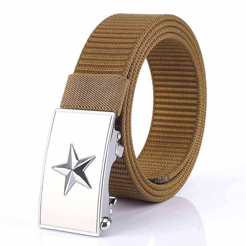 Inner Nylon Belt Toothless Automatic Buckle Outdoor Tooling Tactical Male Land Fire Belt